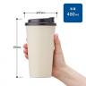 ダブルウォールタンブラー480ml （バンブーファイバー配合）