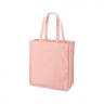 キャンバスホリデースクエアトート仕切りポケット付ver.2（スモークピンク）