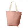 フェアトレードコットンキャンバストート（L） 内ポケット（スモークピンク）