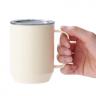 蓋付き真空ステンレスマグカップ４００ｍｌ（オフホワイト）