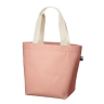 フェアトレードコットンキャンバストート（M） 内ポケット（スモークピンク）