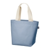 フェアトレードコットンキャンバストート（M） 内ポケット（スモークブルー）