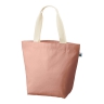フェアトレードコットンキャンバストート（L） 内ポケット（スモークピンク）