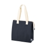 フェアトレードコットンスクエア保冷トート（M）（ネイビー）