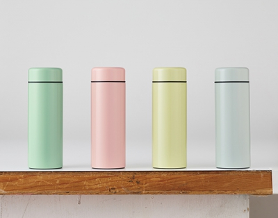 真空ステンレスマグボトル 300ml（ピンク）