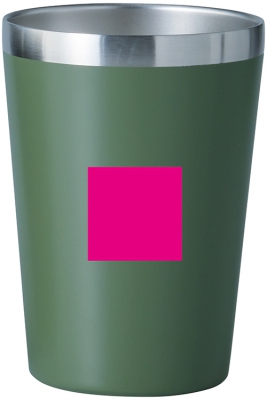 真空断熱タンブラー420ｍｌ（カーキ）