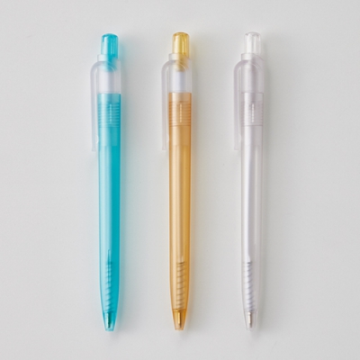 ボールペン（再生プラスチック）クリア
