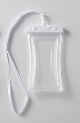 水に浮く防水スマホケース「名入れ対応可能」（ホワイト）