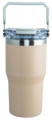 ensemble ストロー付2WAYタンブラー600ml（ピンク）