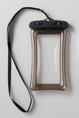 水に浮く防水スマホケース「名入れ対応可能」（ブラック）