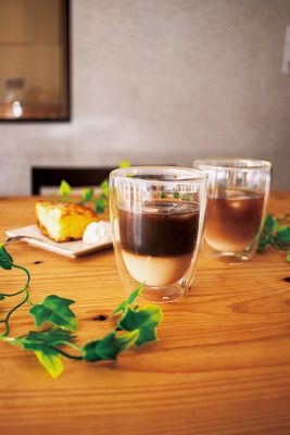 rond ダブルウォールグラス300ml　2Ｐ