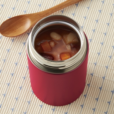 真空断熱フードポット350ml（レッド）