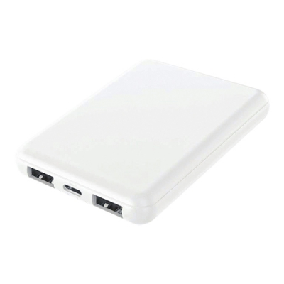 準固体モバイルバッテリー5000mAh(ホワイト)