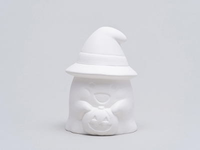 らくがきハロウィン貯金箱（おばけ）