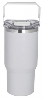 ensemble ストロー付2WAYタンブラー600ml（グレー）
