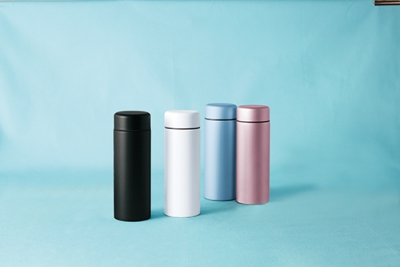 真空ステンレスマグボトル300ml（ブルー）