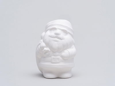 らくがきクリスマス貯金箱（サンタクロース）